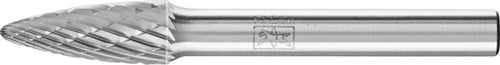 Frässtift RBF Ø 8 mm Kopflänge 20 mm Schaft-Ø 6 mm Hartmetall Verzahnung 3 PLUS PFERD