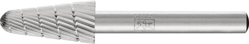 Frässtift KEL Ø 12 mm Kopflänge 25 mm Schaft-Ø 6 mm HSS Verzahnung 3 PFERD