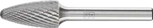 Frässtift RBF Ø 12 mm Kopflänge 25 mm Schaft-Ø 6 mm Hartmetall Verzahnung 3 PLUS PFERD