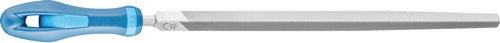 Werkstattfeile DIN 7261 Länge 200 mm Querschnitt 15 mm Hieb 2 Dreikant 2K-Ergo PFERD