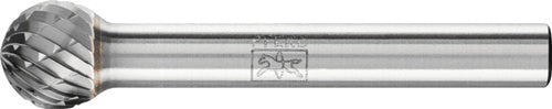 Frässtift KUD Ø 10 mm Kopflänge 9 mm Schaft-Ø 6 mm Hartmetall Verzahnung 3 PLUS PFERD