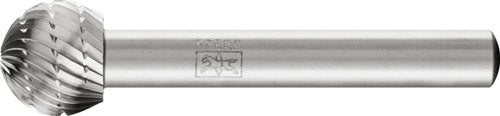 Frässtift KUD Ø 12 mm Kopflänge 10 mm Schaft-Ø 6 mm HSS Verzahnung 3 PFERD