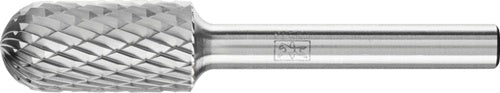 Frässtift WRC Ø 12 mm Kopflänge 25 mm Schaft-Ø 6 mm Hartmetall Verzahnung 3 PLUS PFERD
