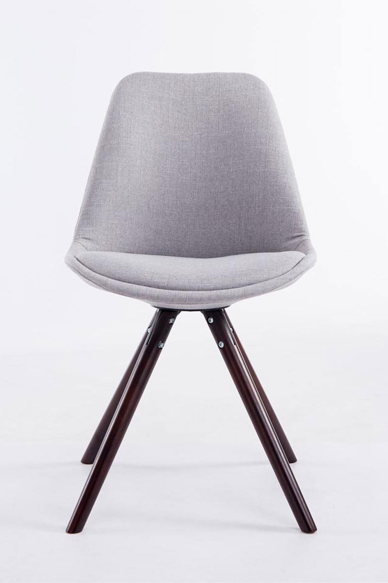 Besucherstuhl Toulouse Stoff Cappuccino Rund – Ansicht 15