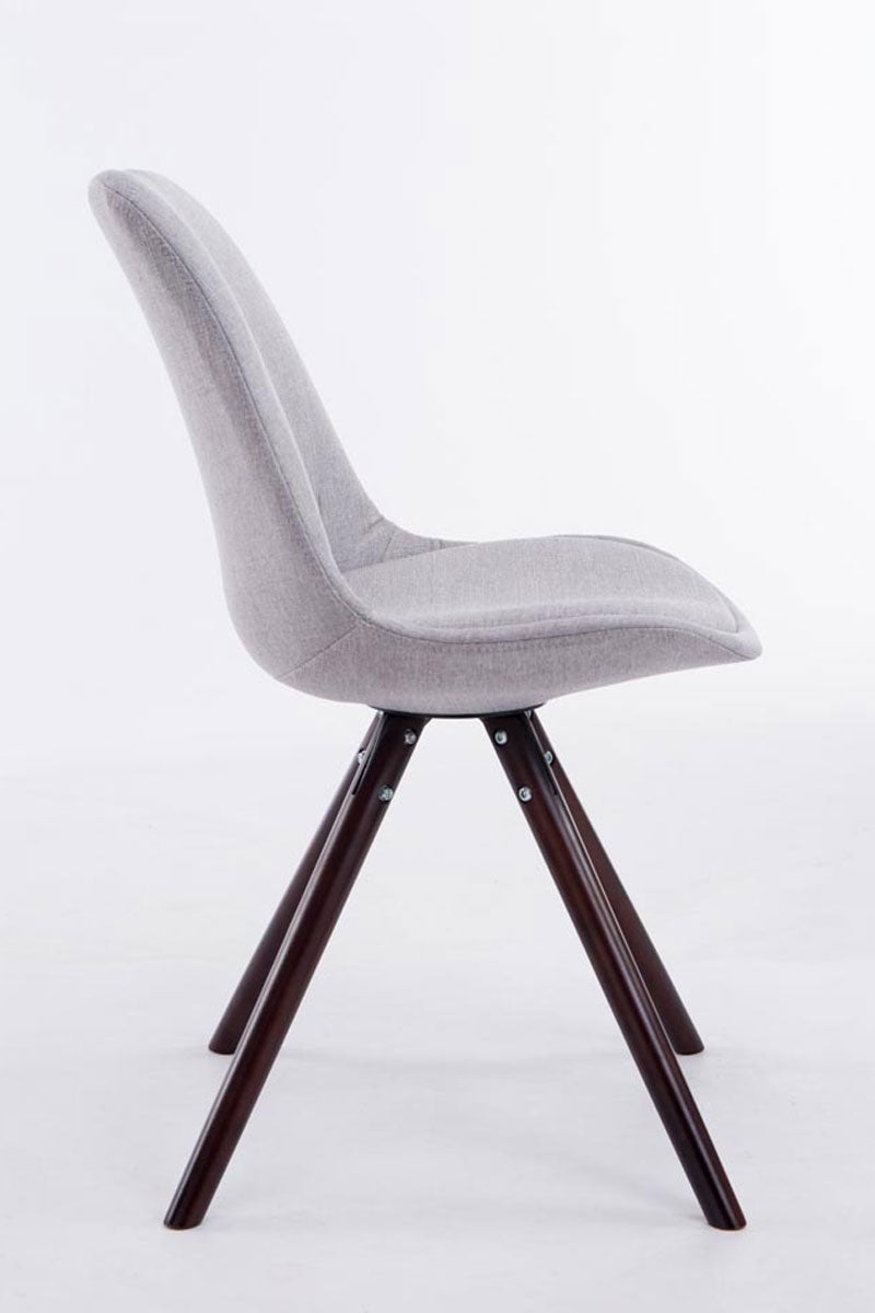 Besucherstuhl Toulouse Stoff Cappuccino Rund – Ansicht 16