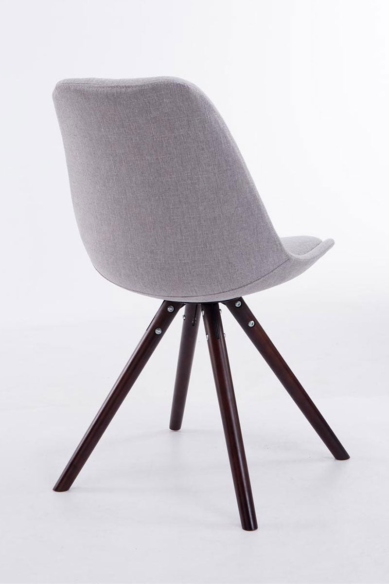 Besucherstuhl Toulouse Stoff Cappuccino Rund – Ansicht 17