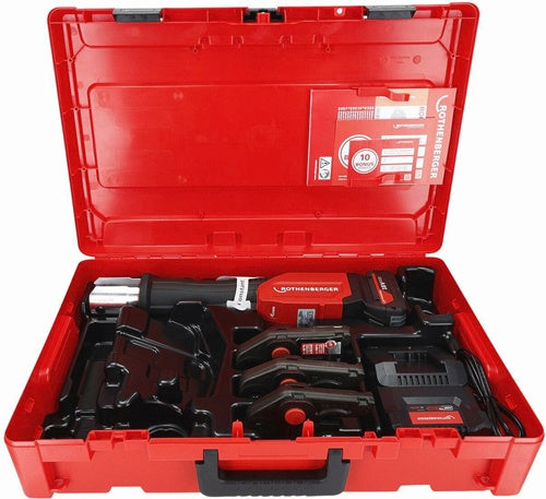 Akkupressmaschine ROMAX 4000 Basic Set AMPShare AkkuLadegerätSV 152228mm 4Ah