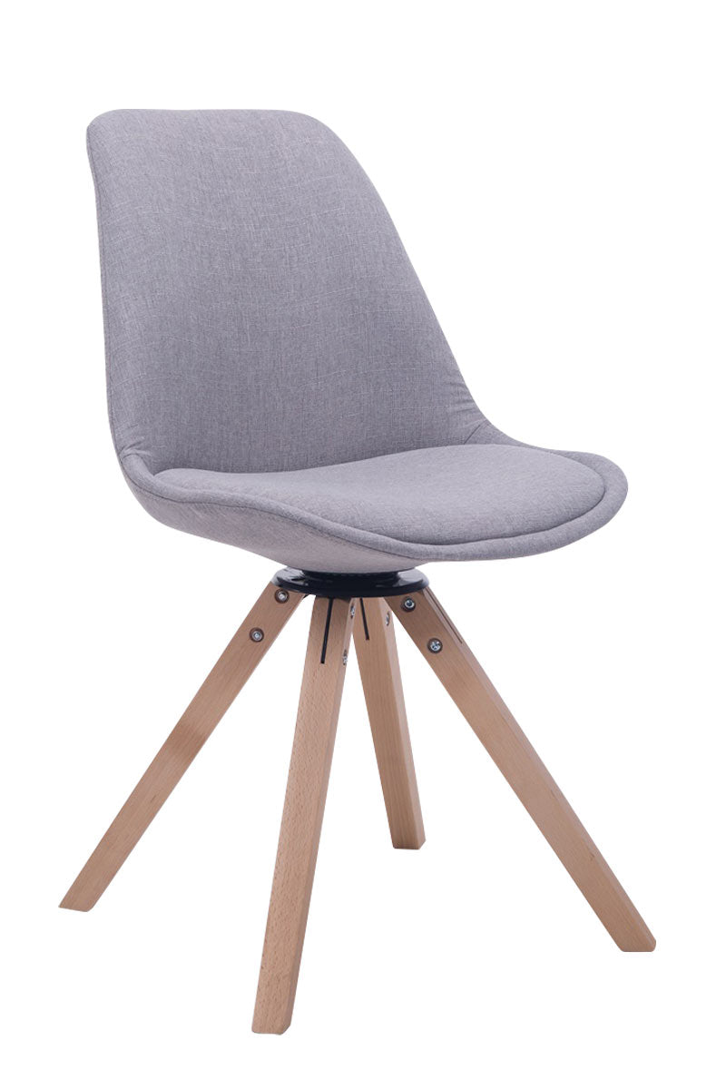 Besucherstuhl Troyes Drehbar Natura Stoff Square – Ansicht 13