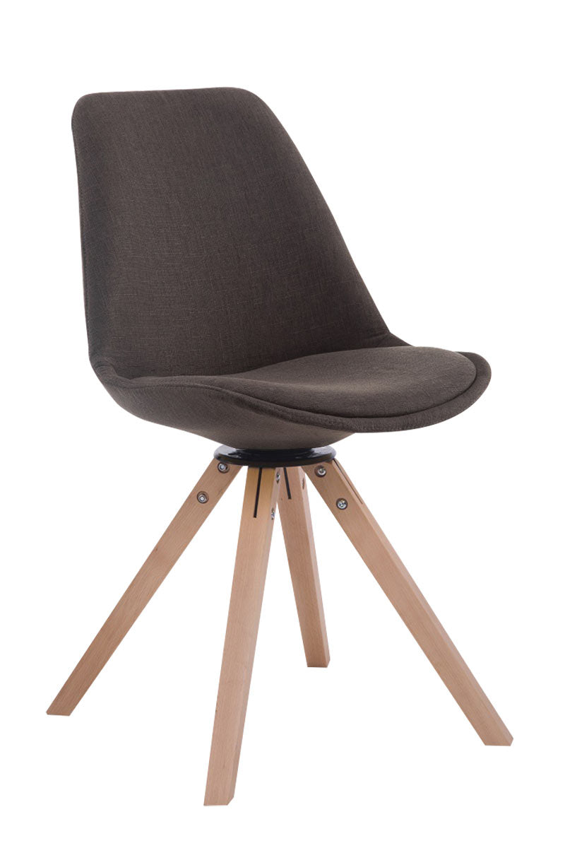 Besucherstuhl Troyes Drehbar Natura Stoff Square – Ansicht 10