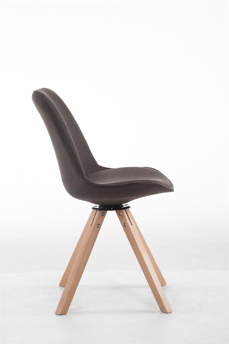 Besucherstuhl Troyes Drehbar Natura Stoff Square – Ansicht 12