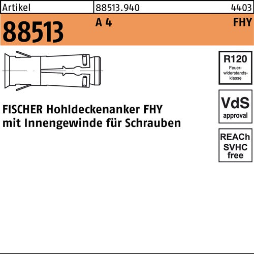 Hohldeckenanker R 88513 FHY M10 A 4 20 Stück FISCHER - VPE: 20
