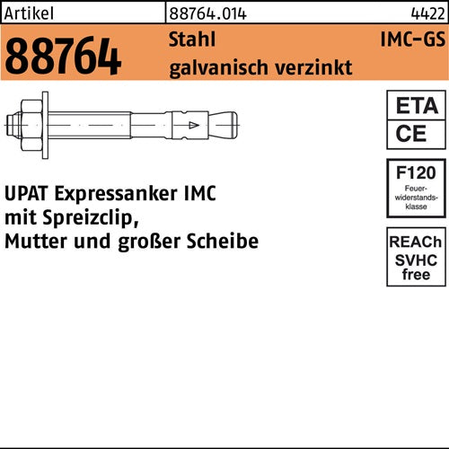 Expressanker R 88764 IMC 16/200/320 GS Stahl galvverz 10 Stück UPAT - VPE: 10