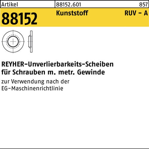 Unverlierbarkeitsscheibe R 88152 10/105x15x21 Ku natur 100 Stück - VPE: 100