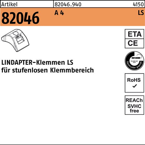 Klemme R 82046 LS 20/3 - 30 A 4 1 Stück LINDAPTER
