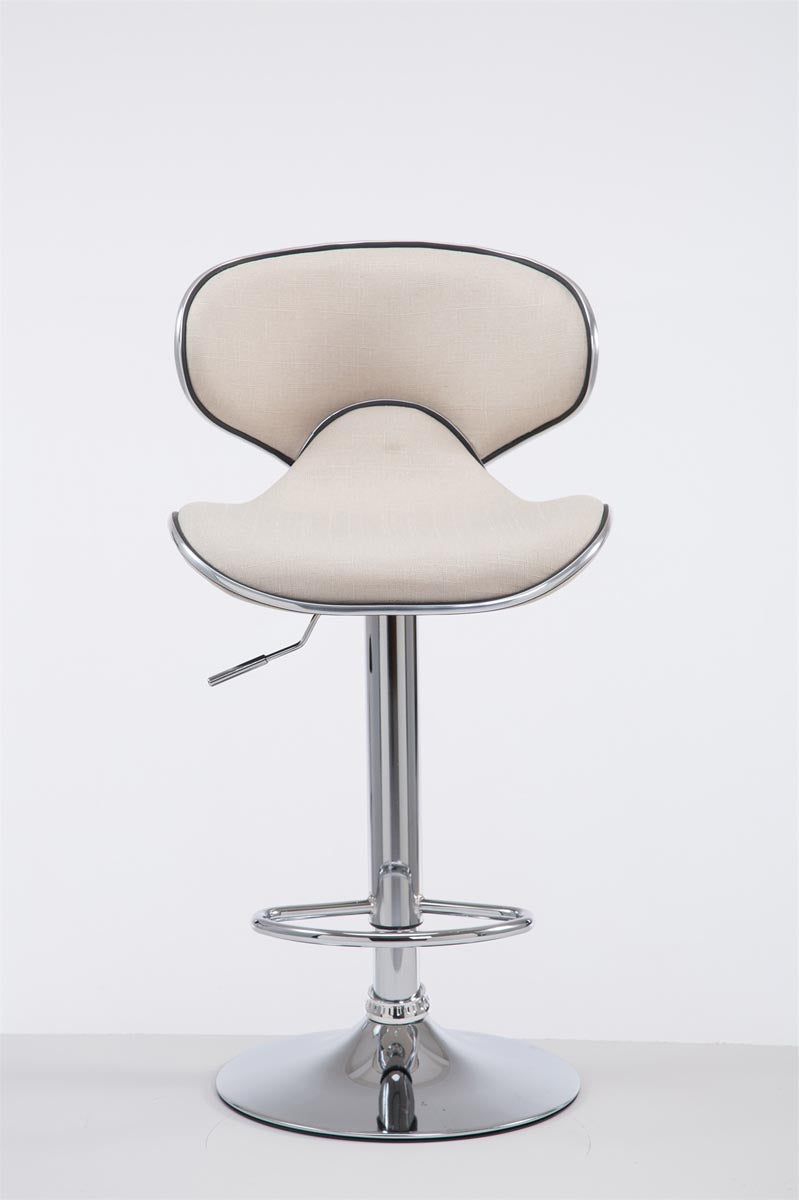 Barhocker Las Vegas V2 Stoff chrom – Ansicht 2