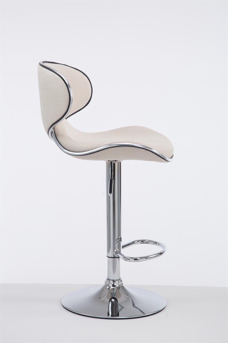 Barhocker Las Vegas V2 Stoff chrom – Ansicht 3