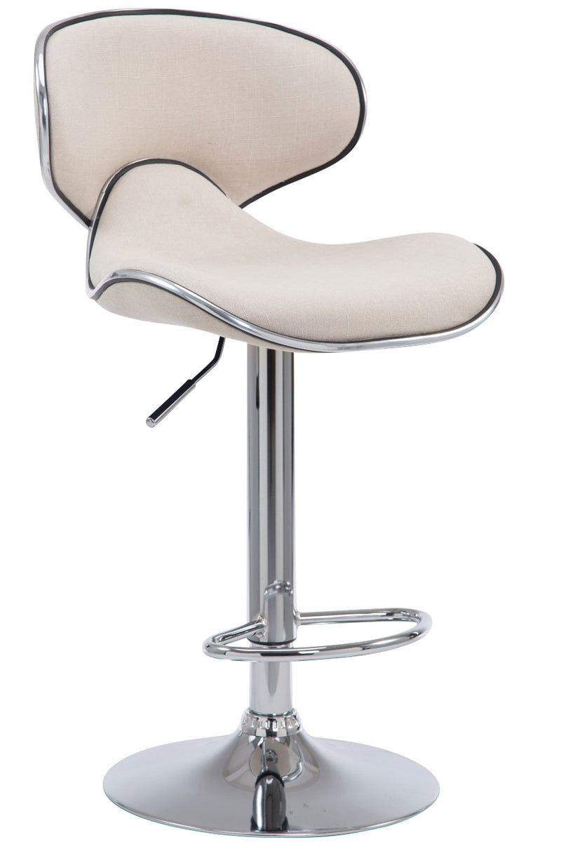 Barhocker Las Vegas V2 Stoff chrom