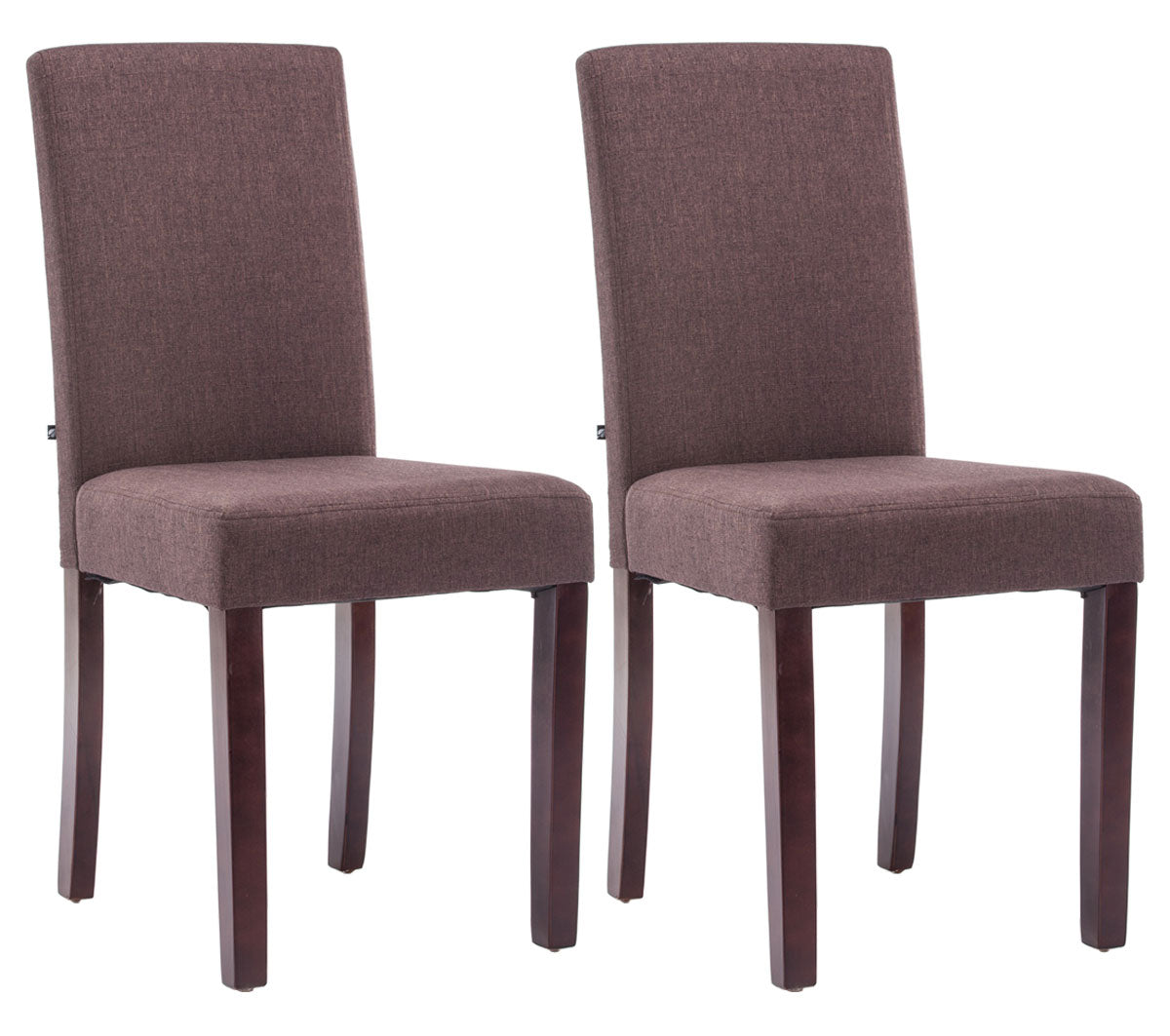 2er Set Esszimmerstuhl Ina Stoff cappuccino – Ansicht 7