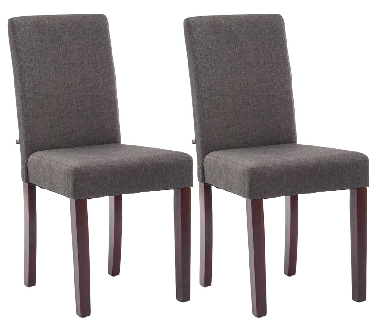 2er Set Esszimmerstuhl Ina Stoff cappuccino – Ansicht 14