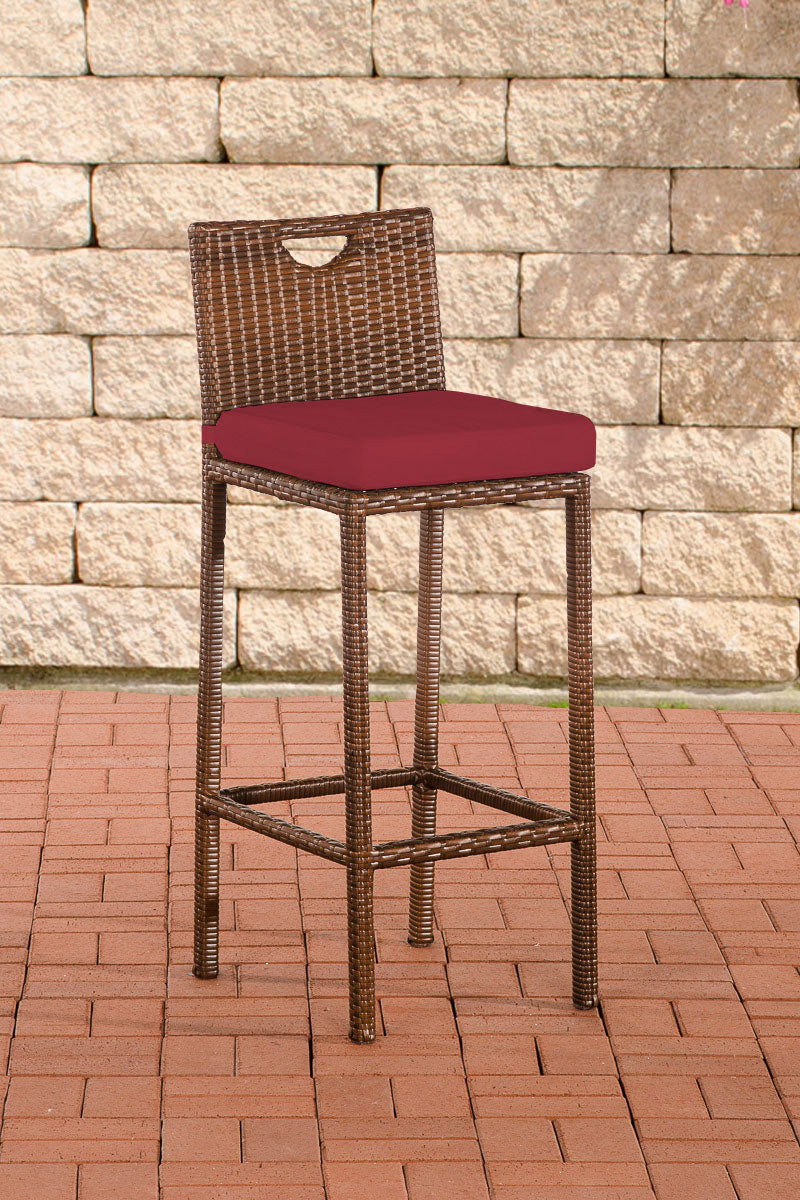 Barhocker Mari Rubinrot