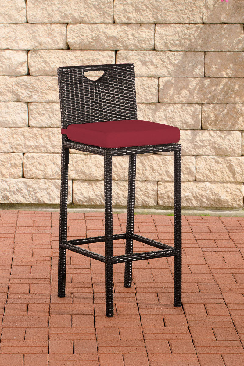 Barhocker Mari Rubinrot – Ansicht 3