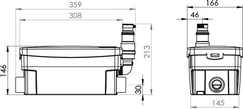 SFA Haushaltspumpe SaniDouche + weiß SFA – Ansicht 6