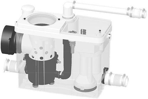 SFA WC-Kleinhebeanlage SaniPack Pro UP weiß SFA – Ansicht 6
