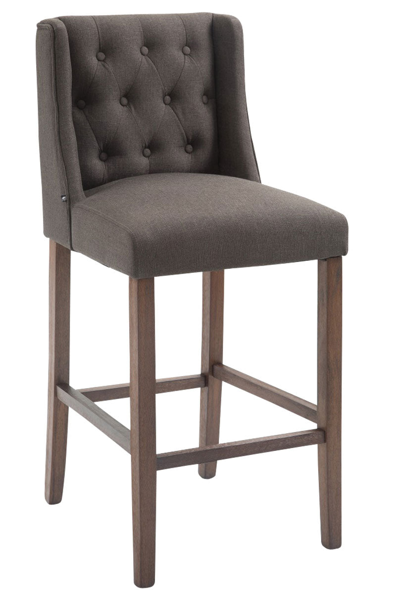 Barhocker Cassandra Stoff Antik-dunkel