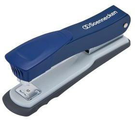 Heftgerät Soennecken 24/6 26/6 fest/lösbar/nageln 25 Bl (80 g/m²) Metall blau SOENNECKEN
