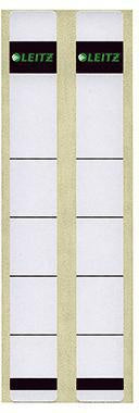 Ordnerrückenetikett Leitz schmal/kurz 23 x 192 mm (B x H) selbstklebend ohne Griffloch grau 10 Etik/Pack LEITZ