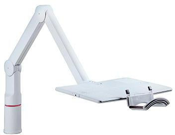 Telefonschwenkarm NOVUS TalkMaster 415 x 47 x 258 cm (B x H x T) Universalzwinge 2kg 360° Kunststoff lichtgrau NOVUS