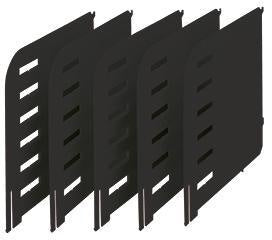 Trennwand styro styrorac styro Sortierstationenen styrorac 282-03007 282-03407 Polystyrol schwarz STYRO