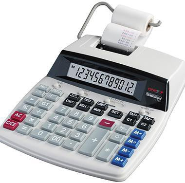 Tischrechner GENIE® D69 Plus schwarz/rot 210 x 278 x 73 mm (B x H x T) Netzbetrieb beige GENIE