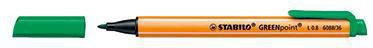 Fasermaler STABILO® GREENpoint® 08mm grün nicht auswaschbar STABILO