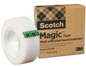 Klebefilm Scotch® MagicT A greener choice 900 19 mm x 30 m (B x L) einseitig klebend mit Lösungsmittel Zelluloseacetat