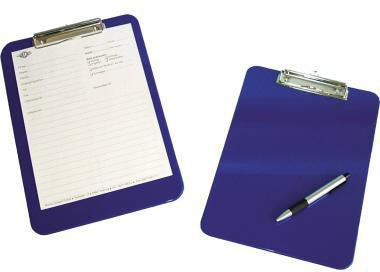 Klemmbrett WEDO® 23 x 33 cm (B x H) DIN A4 Polystyrol blau WEDO
