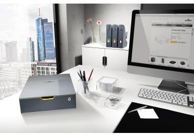 Schubladenbox DURABLE VARICOLOR® 1 SAFE 1 Schublade DIN A4 DIN C4 Folio Letter ABS Kunststoff Gehäusefarbe: g – Ansicht 3
