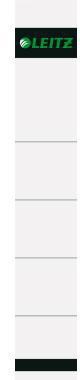 Rückenschild Leitz schmal/kurz 32 x 190 mm (B x H) grau 10 St/Pack LEITZ