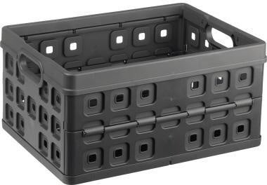 Klappbox helit the flap-line 36 x 245 x 49 cm (B x H x T) 32l Kunststoff anthrazit HELIT