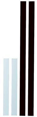 Magnetleiste ALCO 5 x 100 cm (B x L) weiß ALCO 5 x 100 cm (B x L) weiß ALCO – Ansicht 3