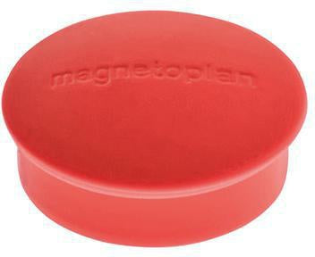 Magnet magnetoplan® Discofix Mini 19 x 7 mm (D x H) 19mm 01kg Ferrit rot 10 St/Pack MAGNETOPLAN
