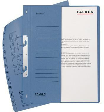 Einhakhefter Falken DIN A4 250g/m² Manilakarton blau Falken DIN A4 250g/m² Manilakarton blau FALKEN – Ansicht 3