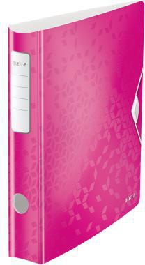 Ordner Leitz Active WOW 65mm DIN A4 Werkstoff: Polyfoam pink LEITZ