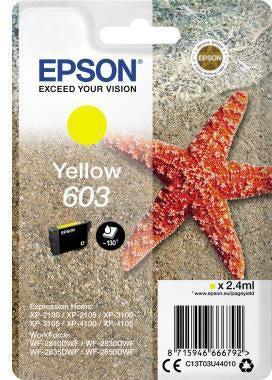 Tintenpatrone Epson Originalzubehör 603 ca 150 Seiten gelb 24ml EPSON