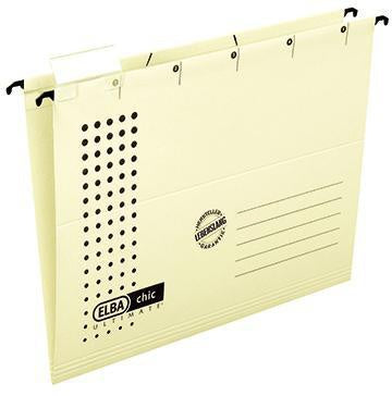 Hängemappe ELBA chic® ULTIMATE® DIN A4 240g/m² Karton chamois 5 St/Pack ELBA