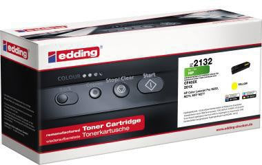 Toner edding kein Originalzubehör Kompatibel mit: HP 201X EDD-2132 ca 2300 Seiten gelb EDDING