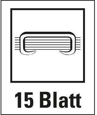 Heftzange Leitz WOW P2 No 10 fest 15 Bl (80 g/m²) Metall grün LEITZ – Ansicht 3