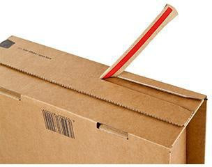 Versandkarton ColomPac® POST-BOX Innenmaße: 33 x 12 x 29 cm (B x H x T) Außenmaße: 385 x 13 x 315 cm (B x H x T – Ansicht 4