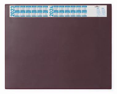 Schreibunterlage DURABLE 65 x 52 cm (B x H) mit Folienauflage PVC rot DURABLE