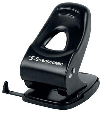 Registraturlocher Soennecken 8cm 60 Bl (80 g/m²) Metall schwarz SOENNECKEN